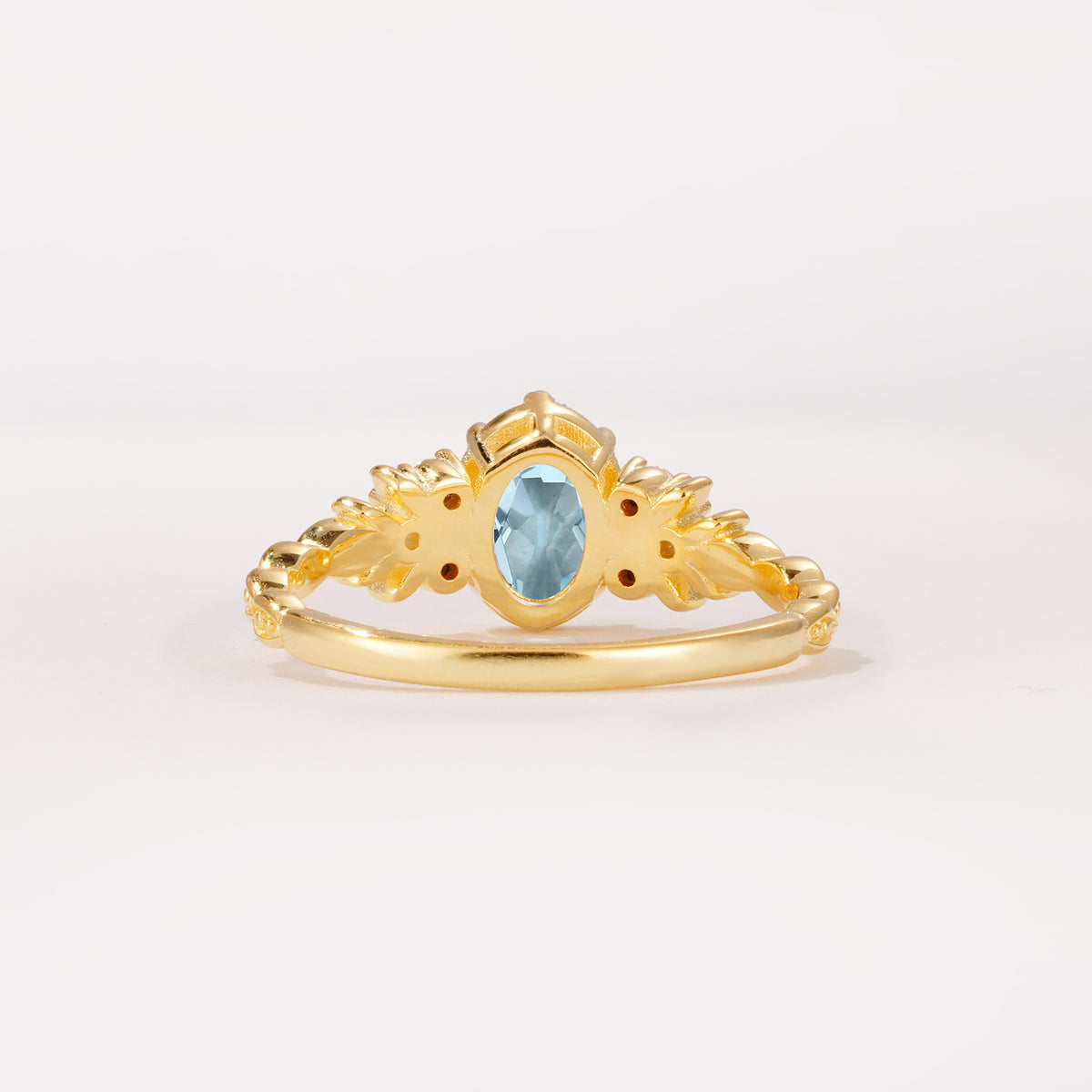 ML07048 Aquamarine Ring - Additional view