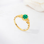 ML07048 Emerald Ring - Additional view