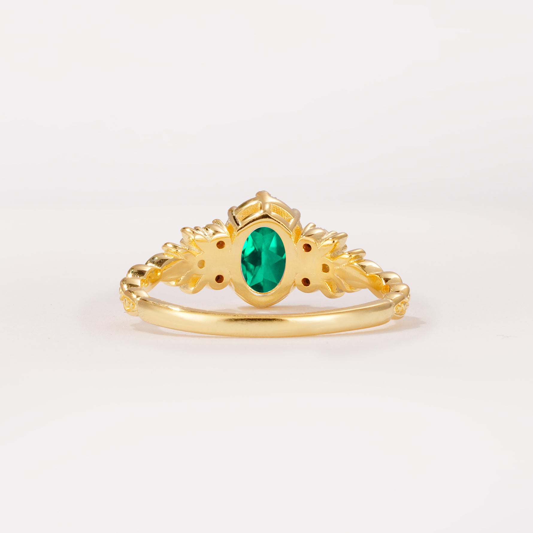 ML07048 Emerald Ring - Additional view