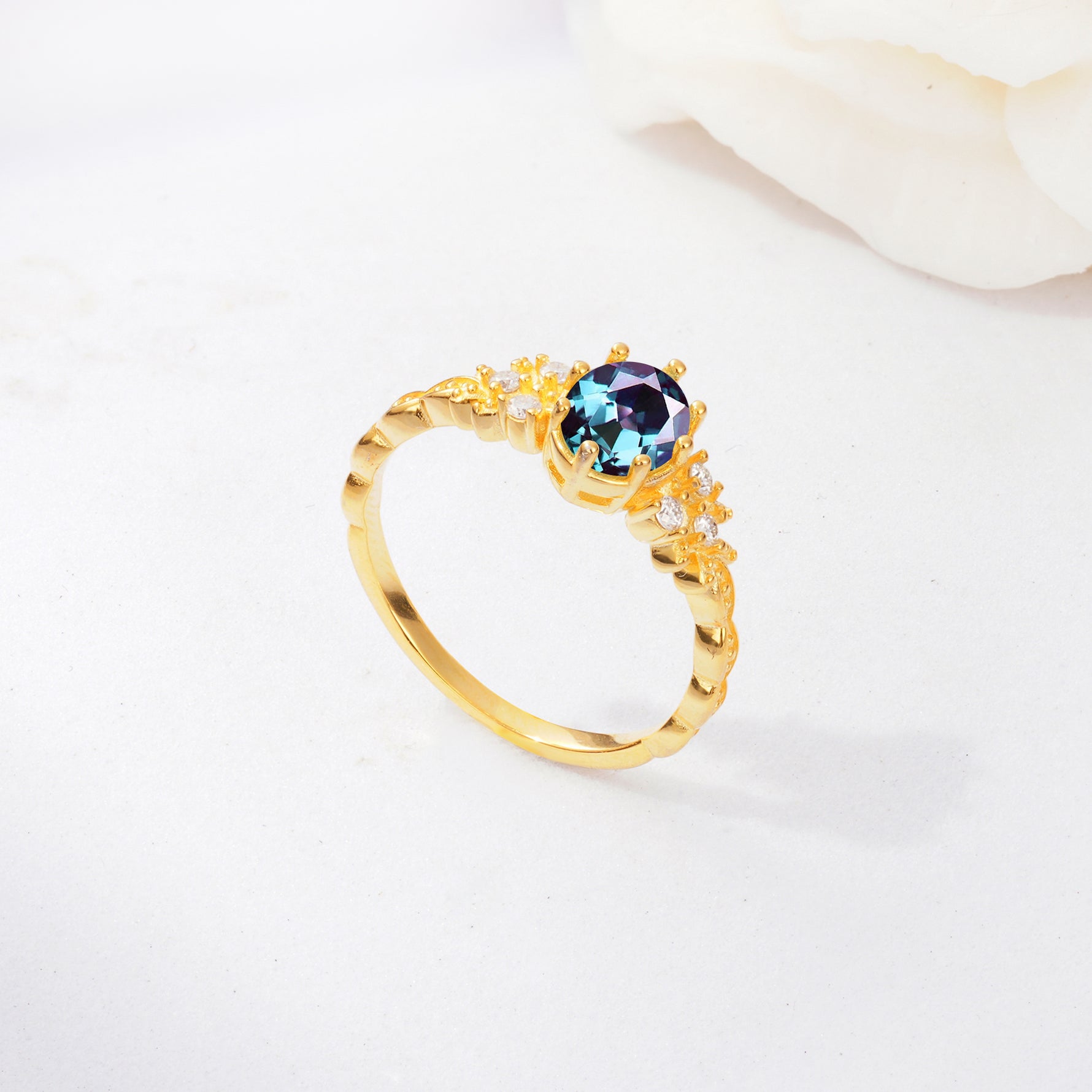 ML07048 Alexandrite Ring - Additional view