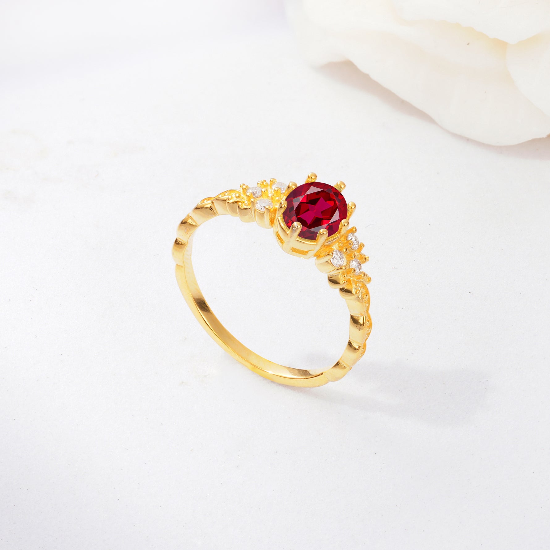 ML07048 Ruby Ring - Additional view