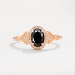 ML07052 Black Onyx Ring - Additional view
