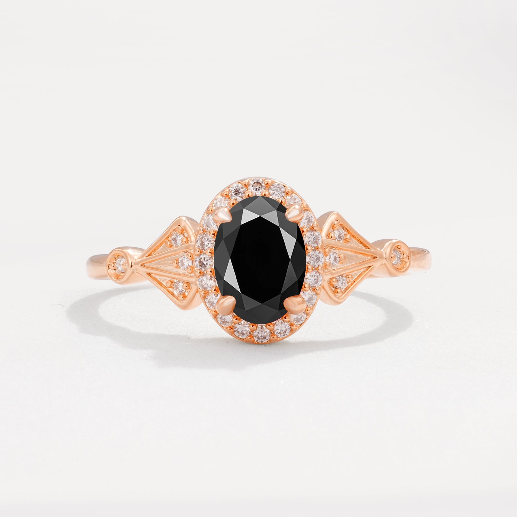 ML07052 Black Onyx Ring - Additional view