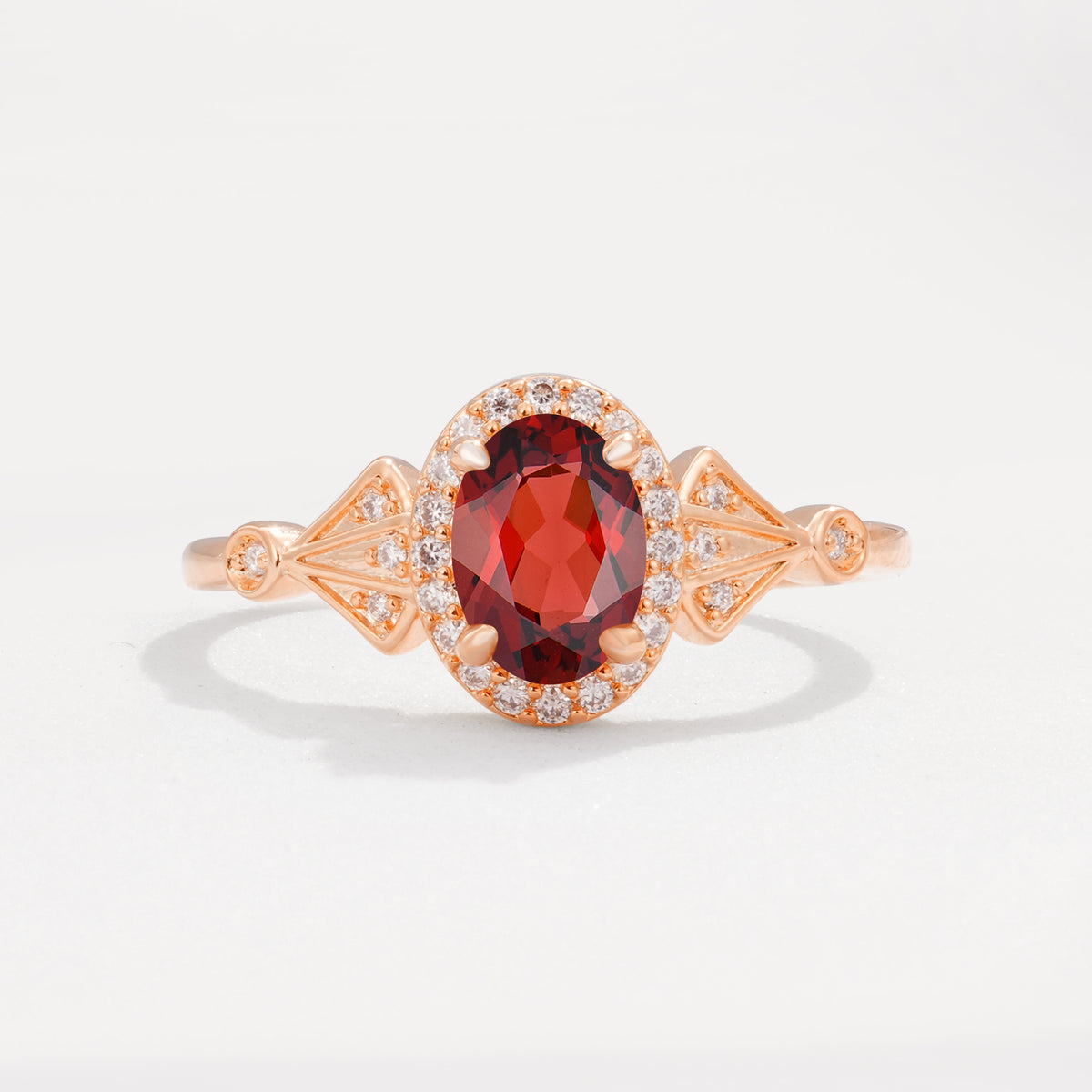 ML07052 Garnet Ring - Additional view