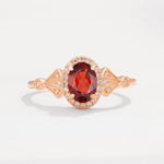 ML07052 Garnet Ring - Additional view