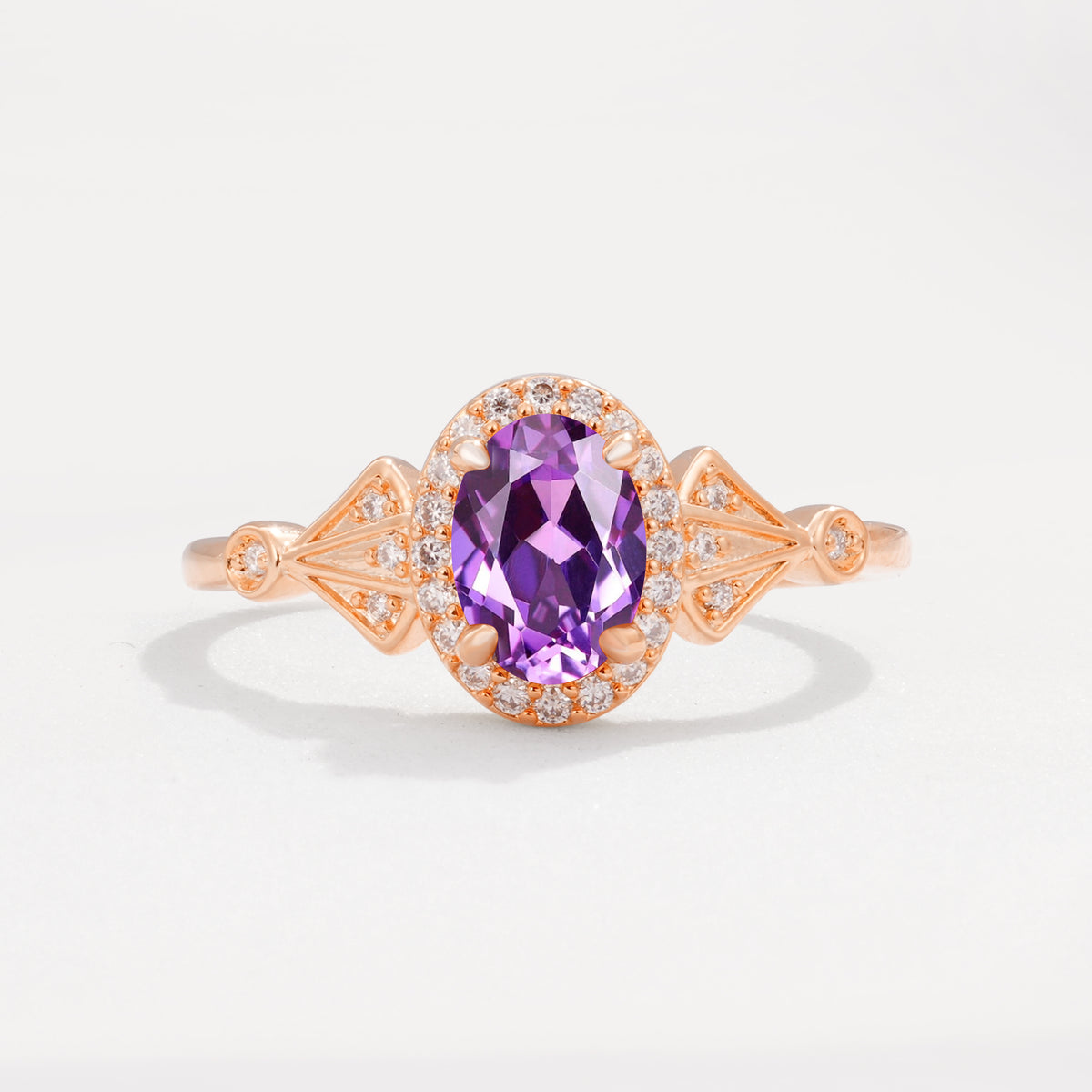 ML07052 Amethyst Ring - Additional view