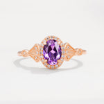 ML07052 Amethyst Ring - Additional view