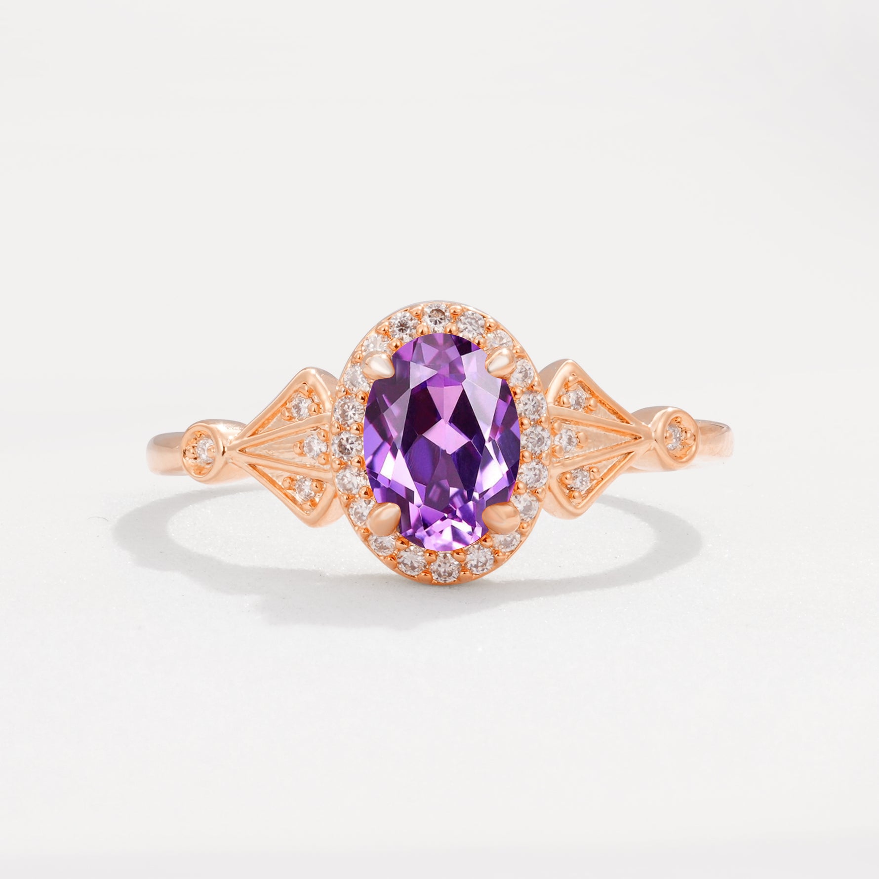ML07052 Amethyst Ring - Additional view