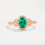 ML07052 Emerald Ring - Additional view
