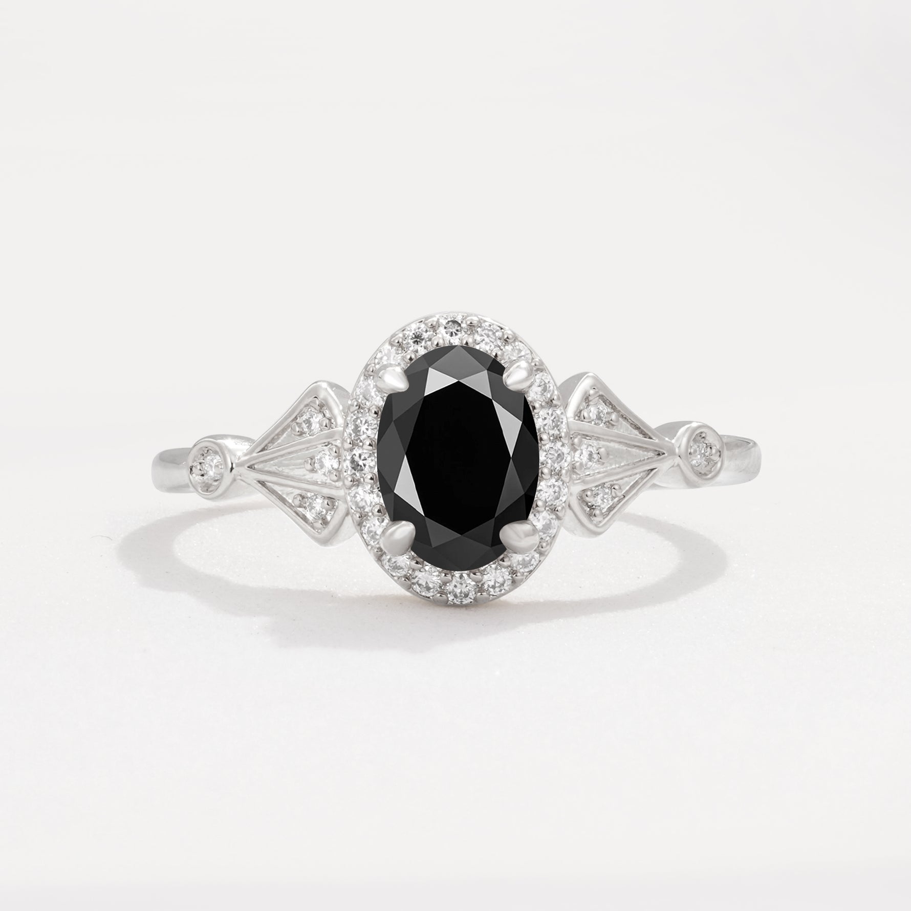 ML07052 Black Onyx Ring - Additional view