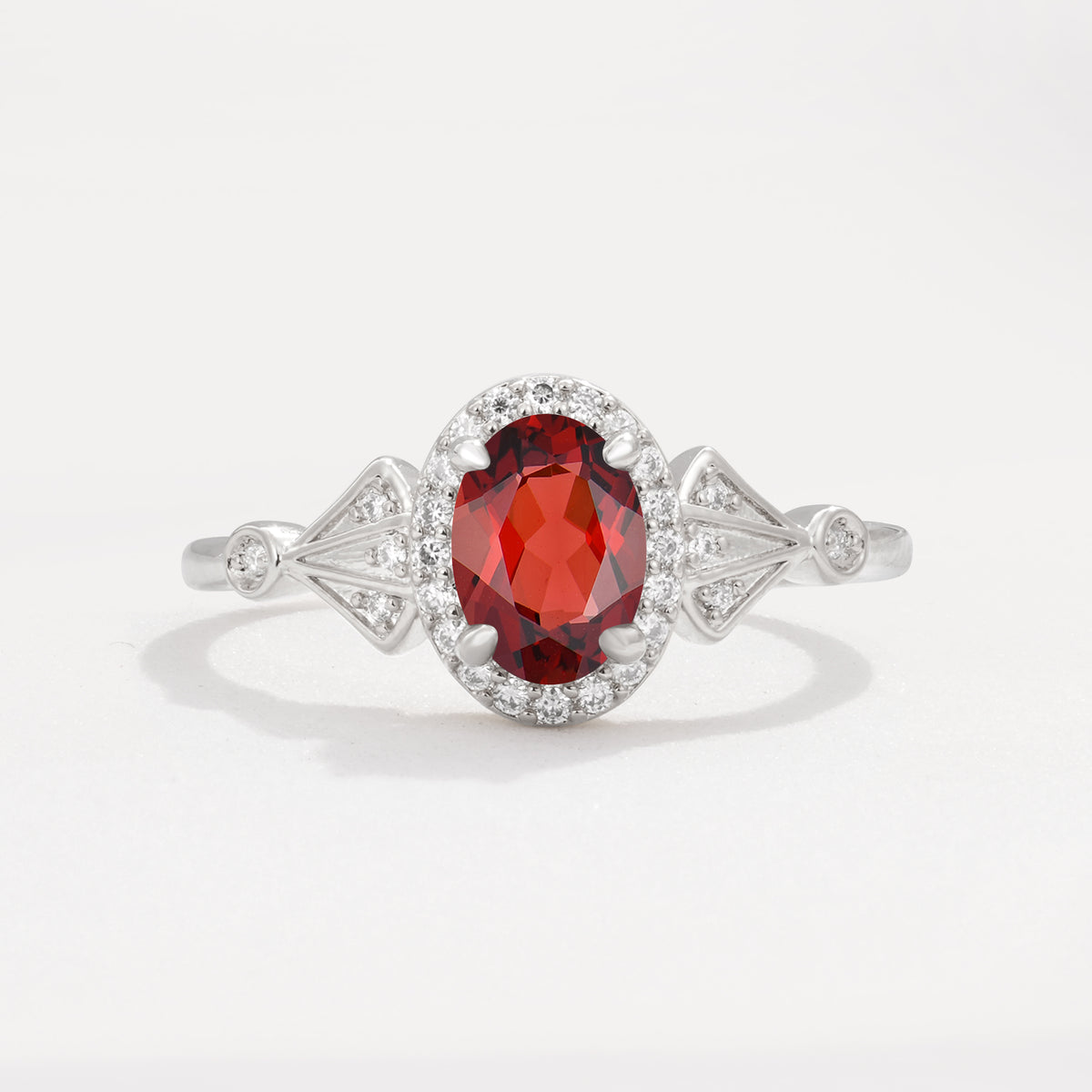 ML07052 Garnet Ring - Additional view