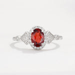ML07052 Garnet Ring - Additional view