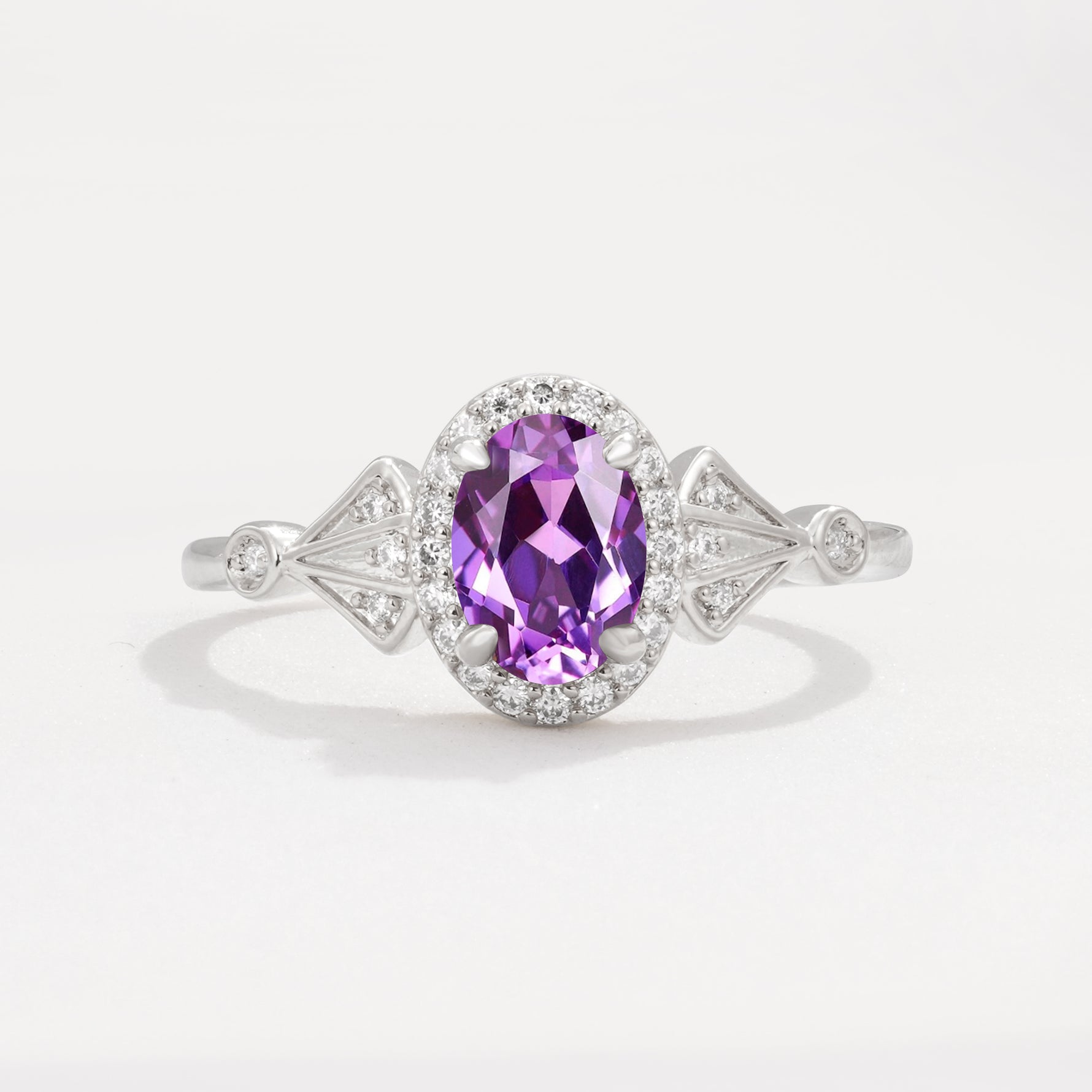 ML07052 Amethyst Ring - Additional view