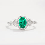 ML07052 Emerald Ring - Additional view