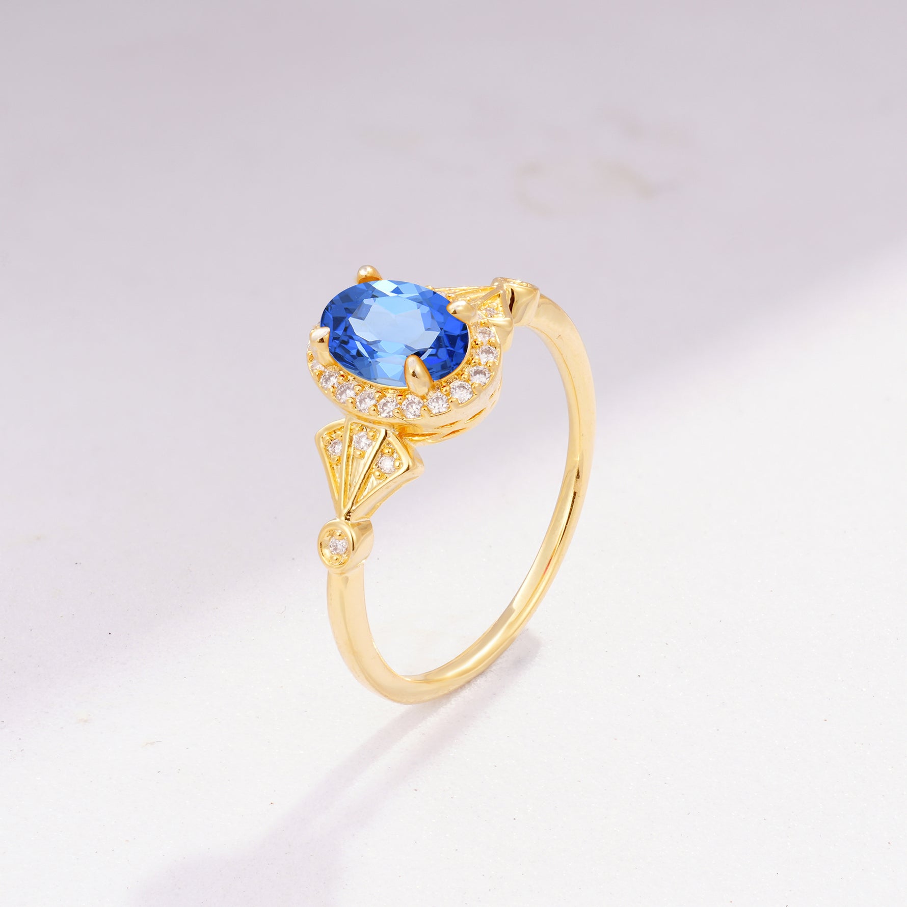 ML07052 Sapphire Ring - Additional view