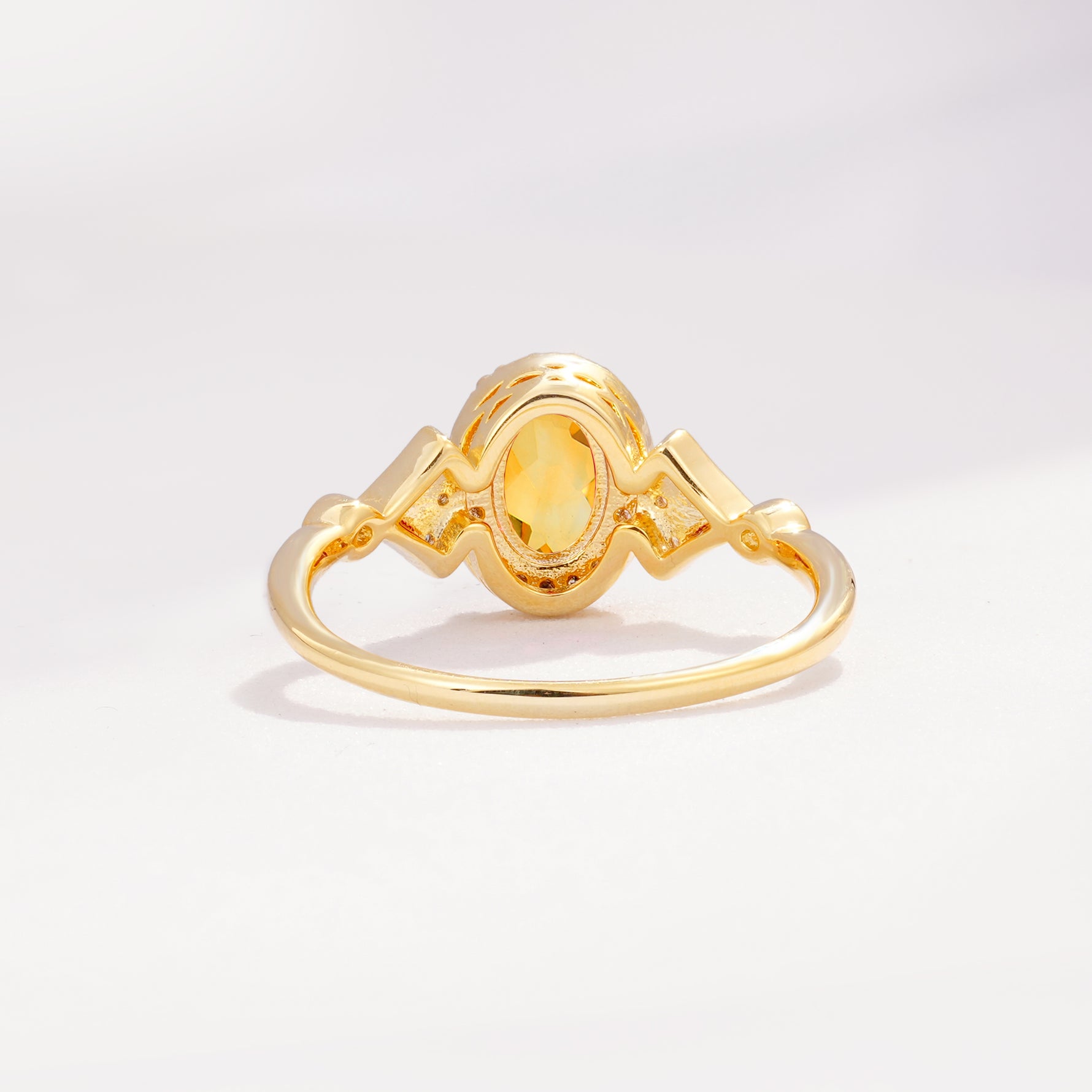 ML07052 Citrine Ring - Additional view