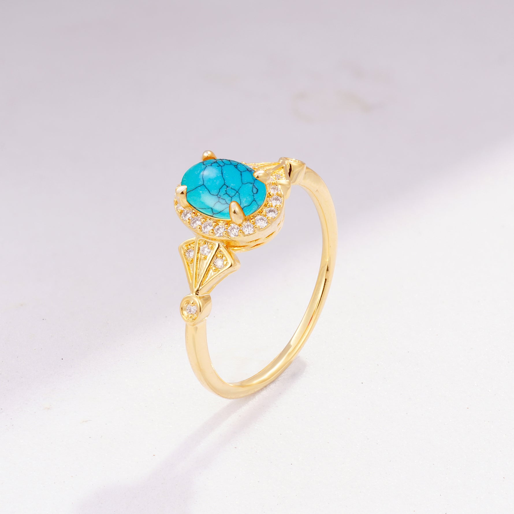ML07052 Turquoise Ring - Additional view