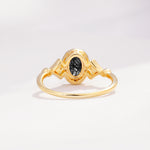 ML07052 Black Rutilated Quartz Ring - Additional view