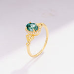 ML07052 Moss Agate Ring - Additional view