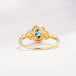 ML07052 Moss Agate Ring - Additional view
