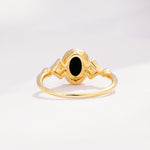 ML07052 Black Onyx Ring - Additional view