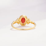 ML07052 Garnet Ring - Additional view
