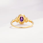ML07052 Amethyst Ring - Additional view