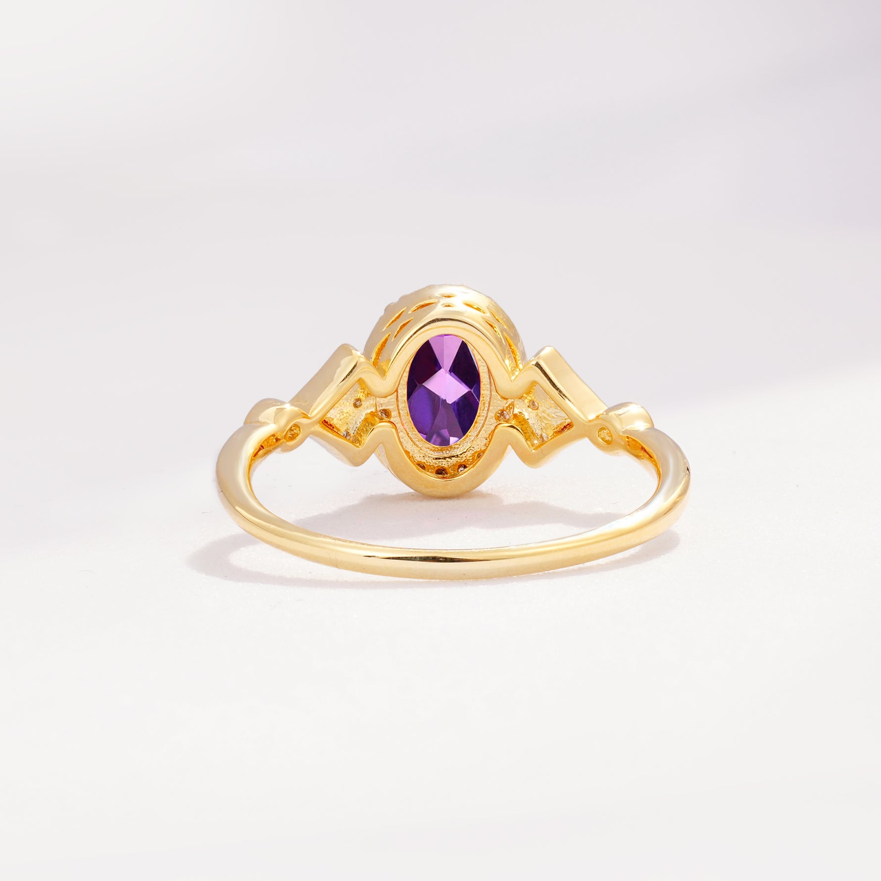 ML07052 Amethyst Ring - Additional view