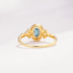 ML07052 Aquamarine Ring - Additional view
