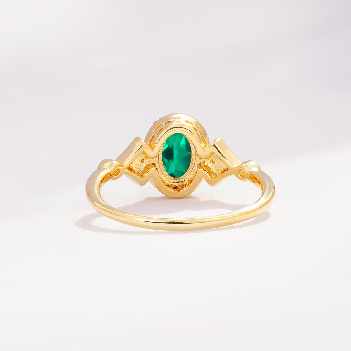 ML07052 Emerald Ring - Additional view