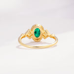 ML07052 Emerald Ring - Additional view