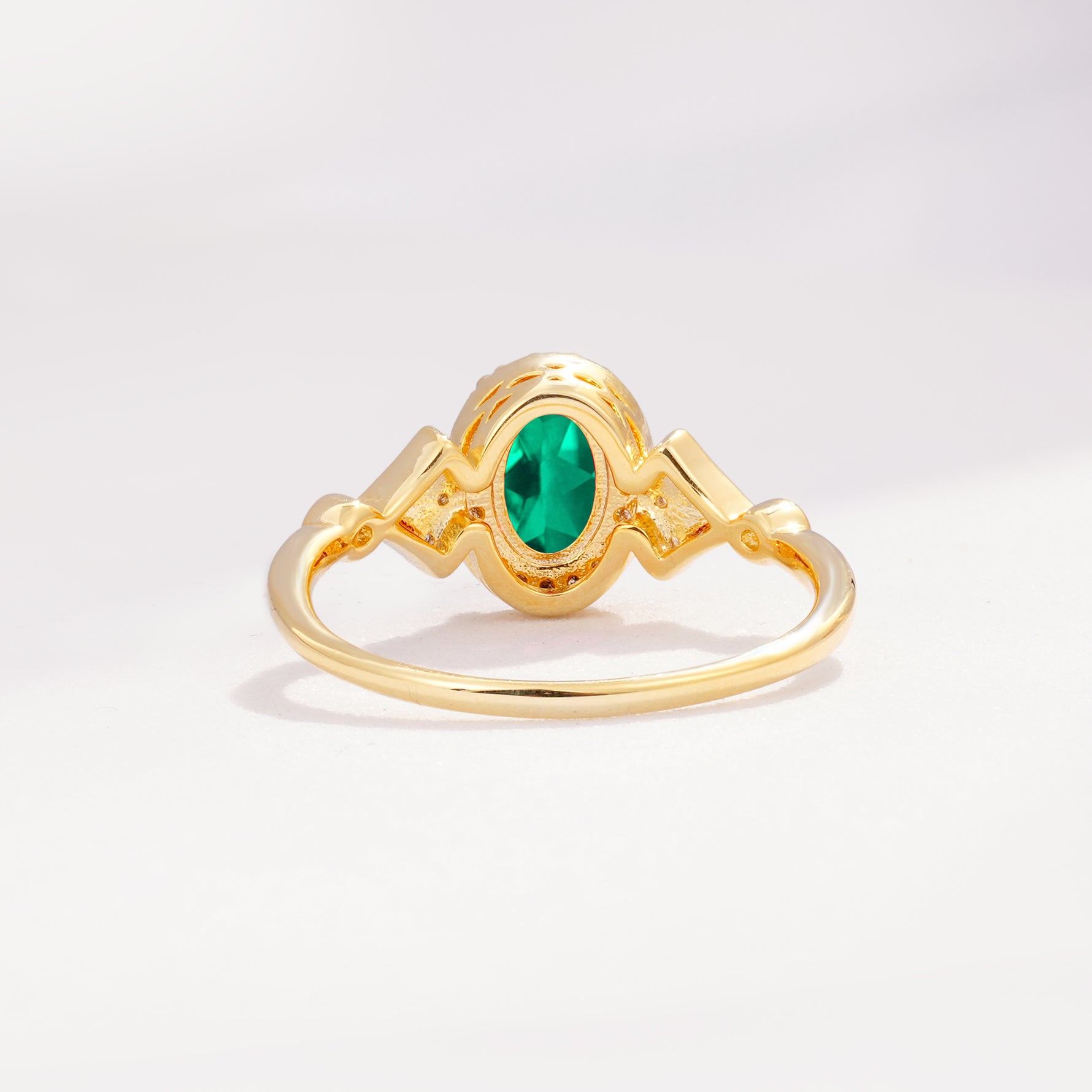 ML07052 Emerald Ring - Additional view