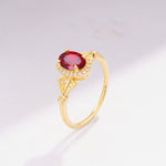 ML07052 Ruby Ring - Additional view