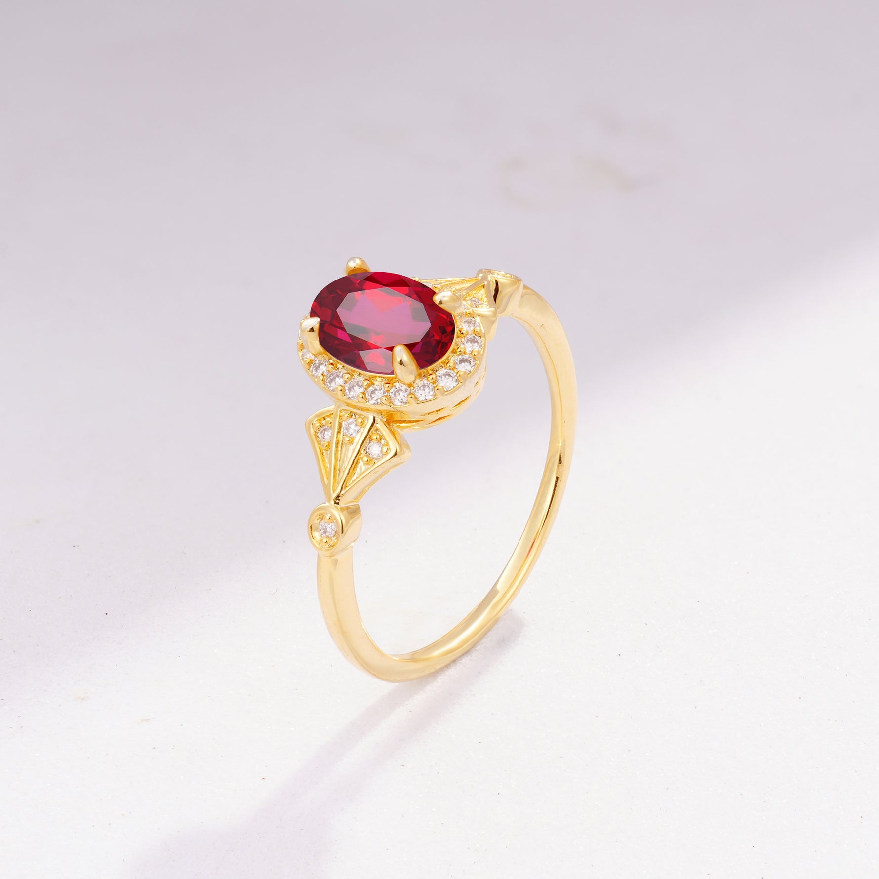 ML07052 Ruby Ring - Additional view