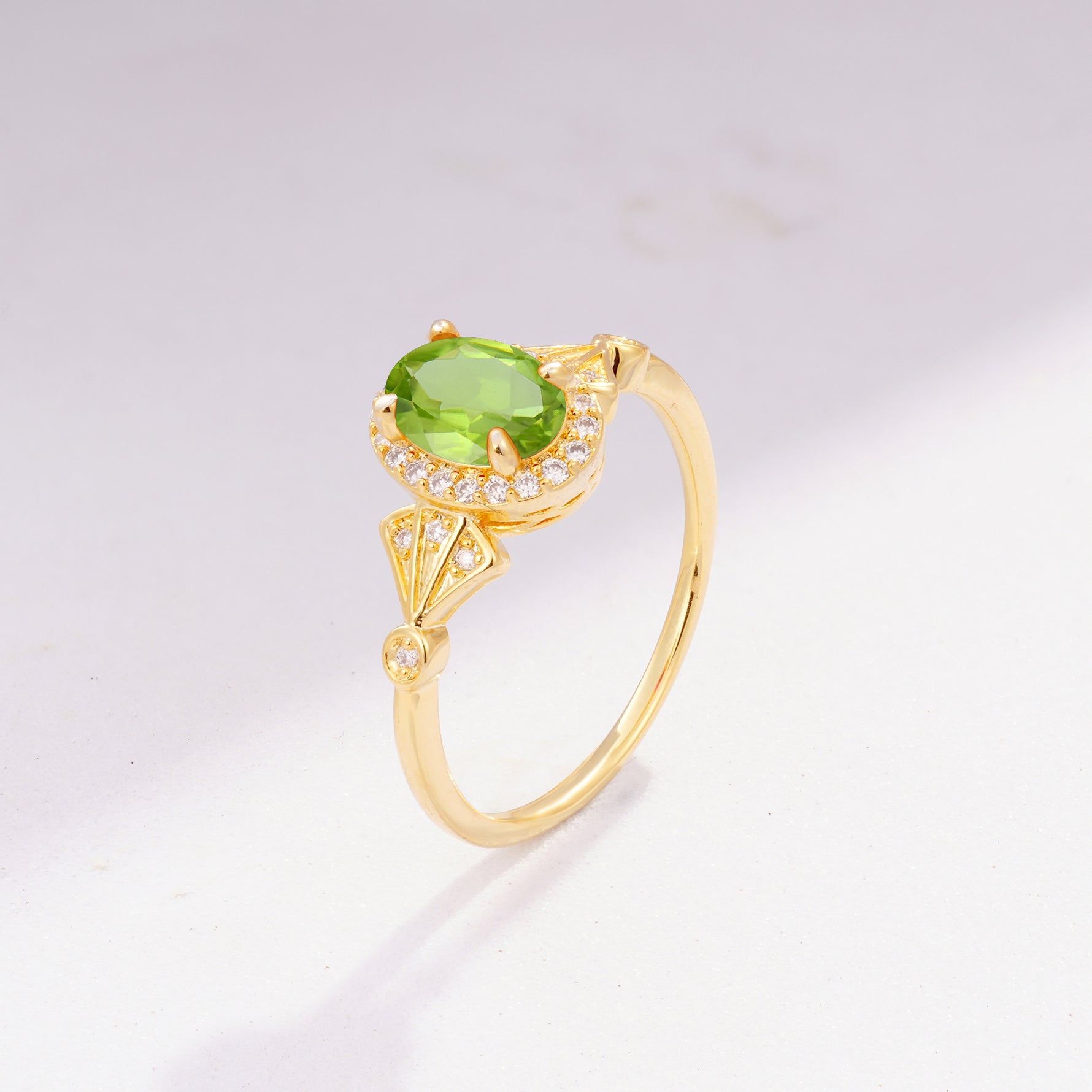 ML07052 Peridot Ring - Additional view