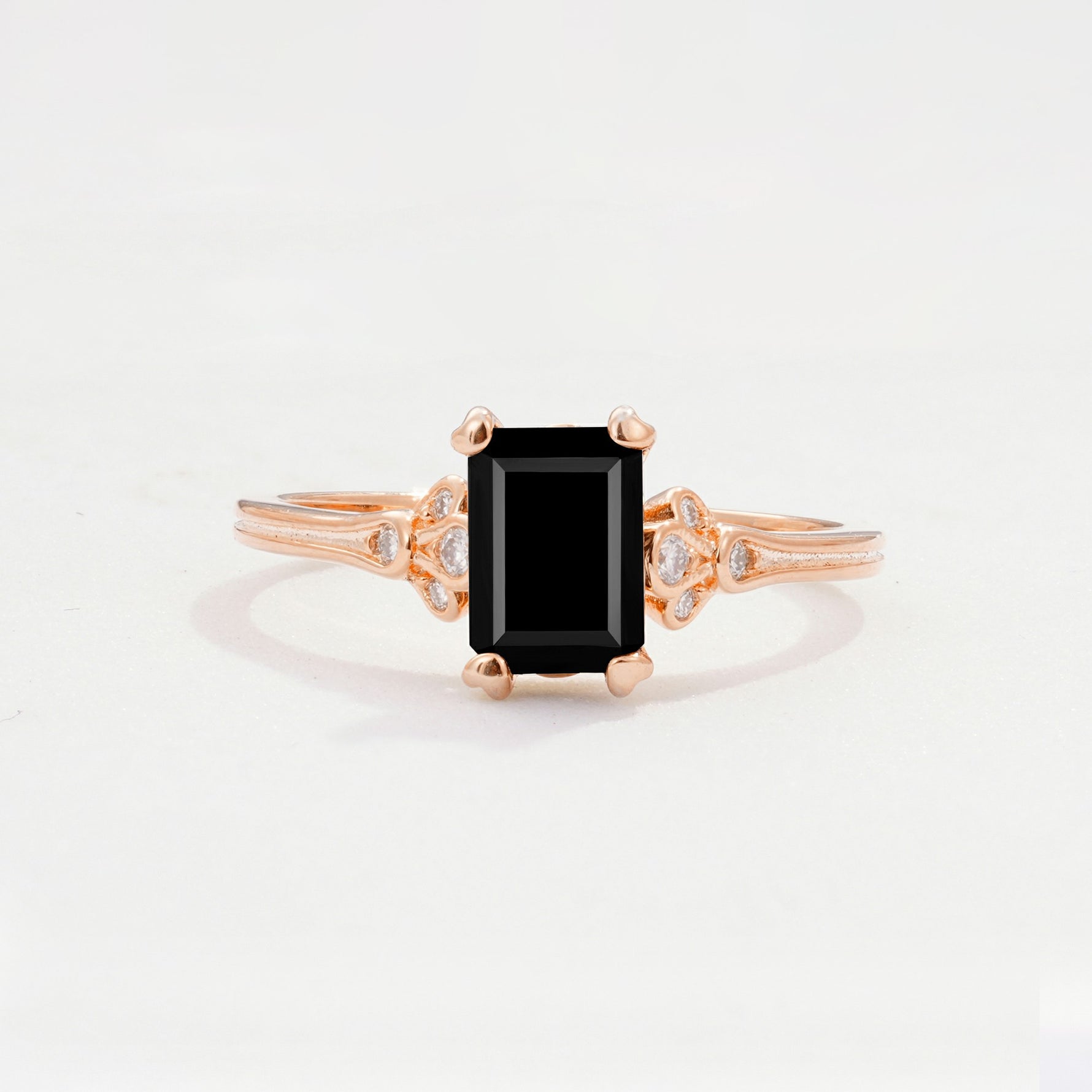 ML07055 Black Onyx Ring - Additional view