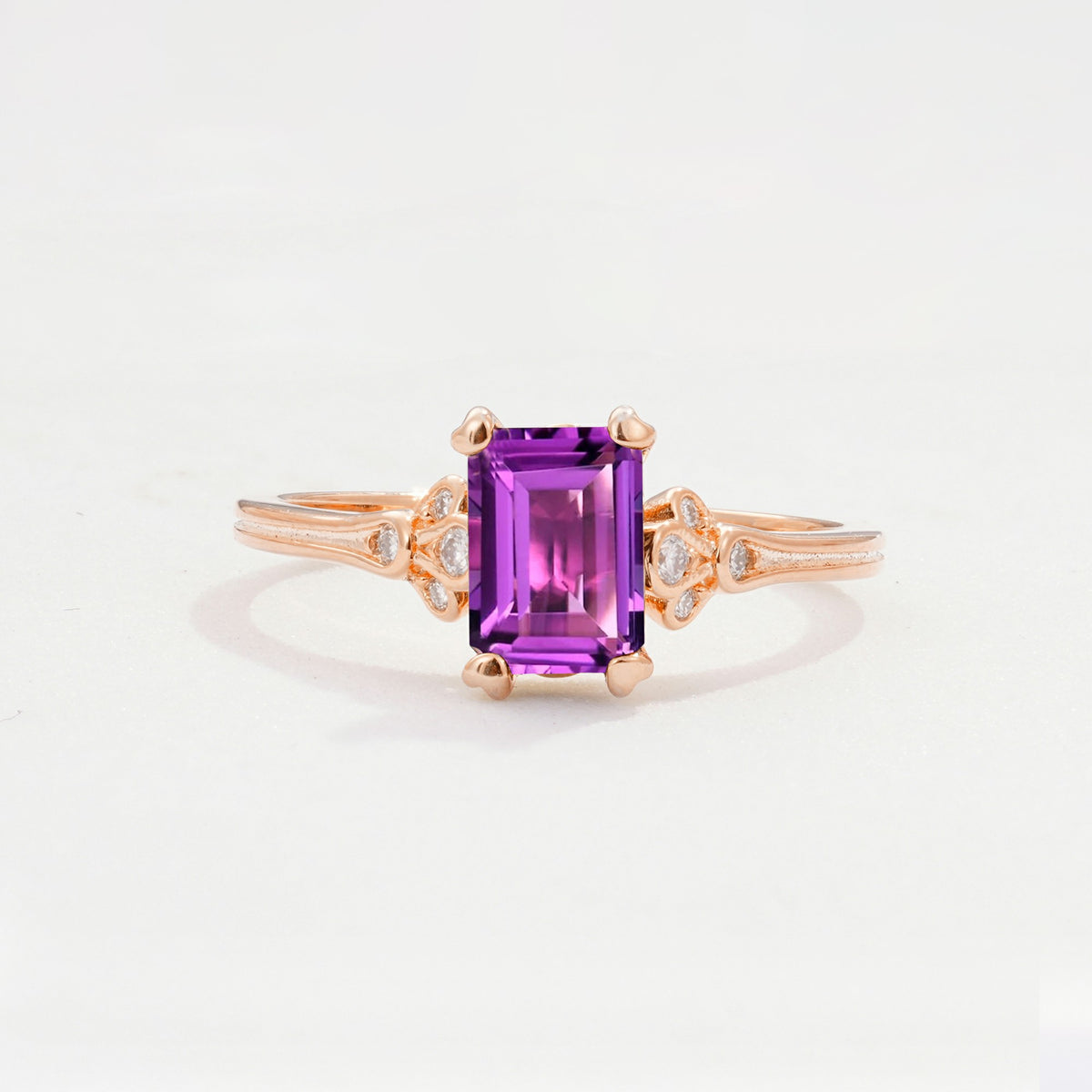 ML07055 Amethyst Ring - Additional view
