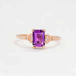 ML07055 Amethyst Ring - Additional view