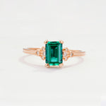 ML07055 Emerald Ring - Additional view