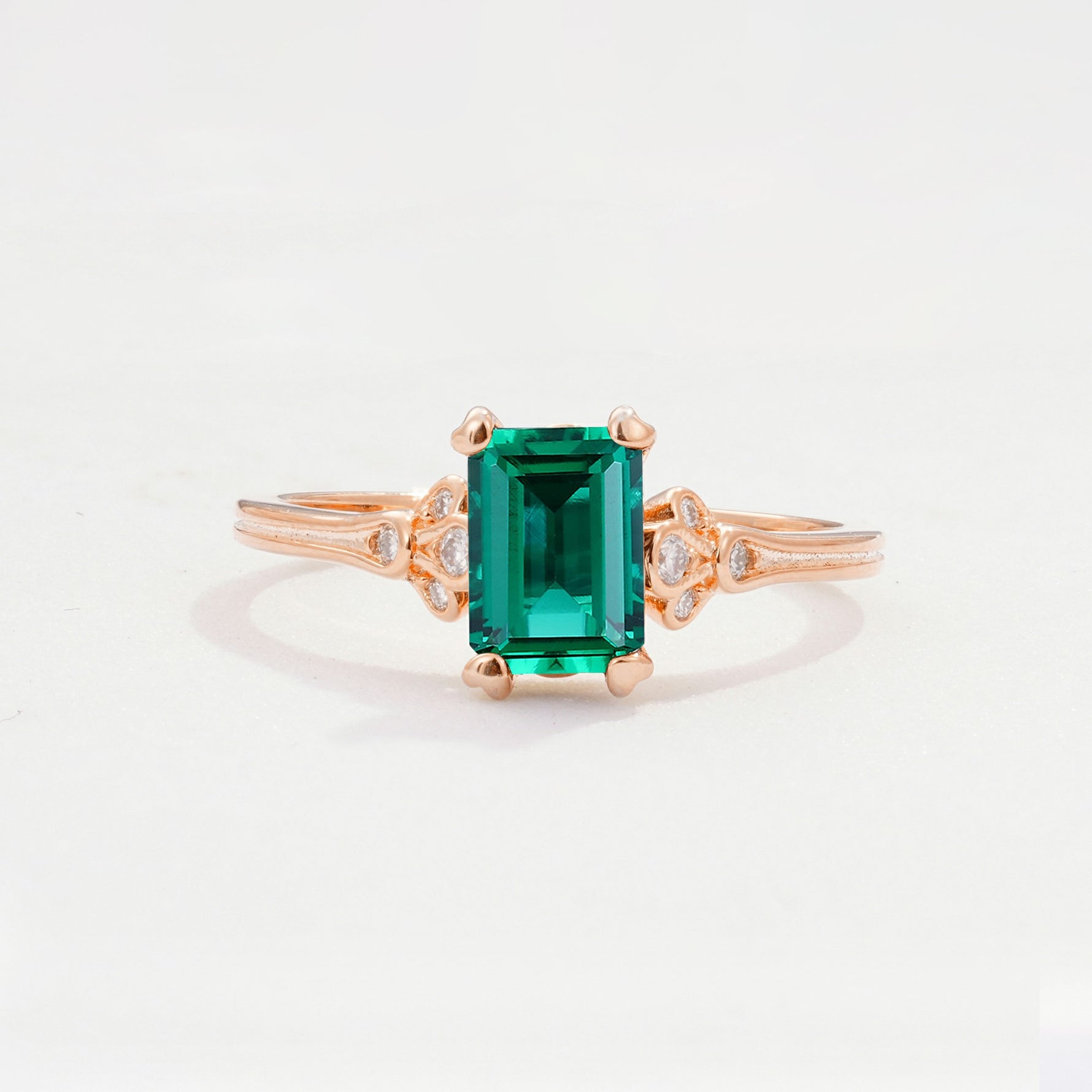 ML07055 Emerald Ring - Additional view
