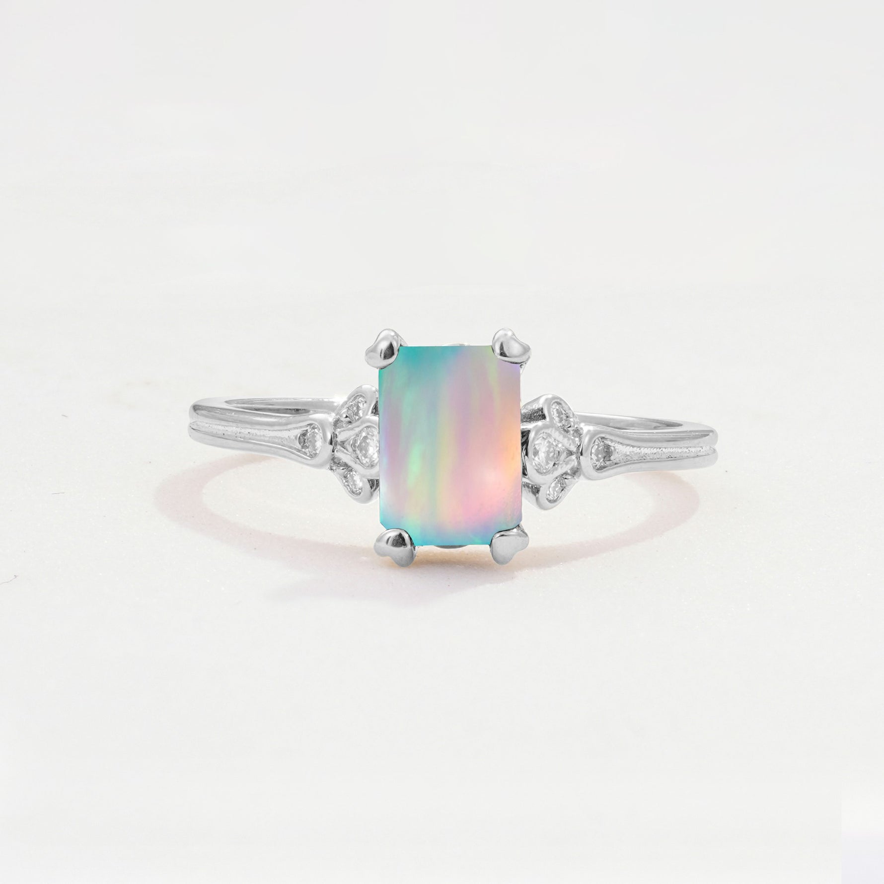 ML07055 Fire Opal Ring - Additional view