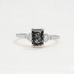 ML07055 Black Rutilated Quartz Ring - Additional view