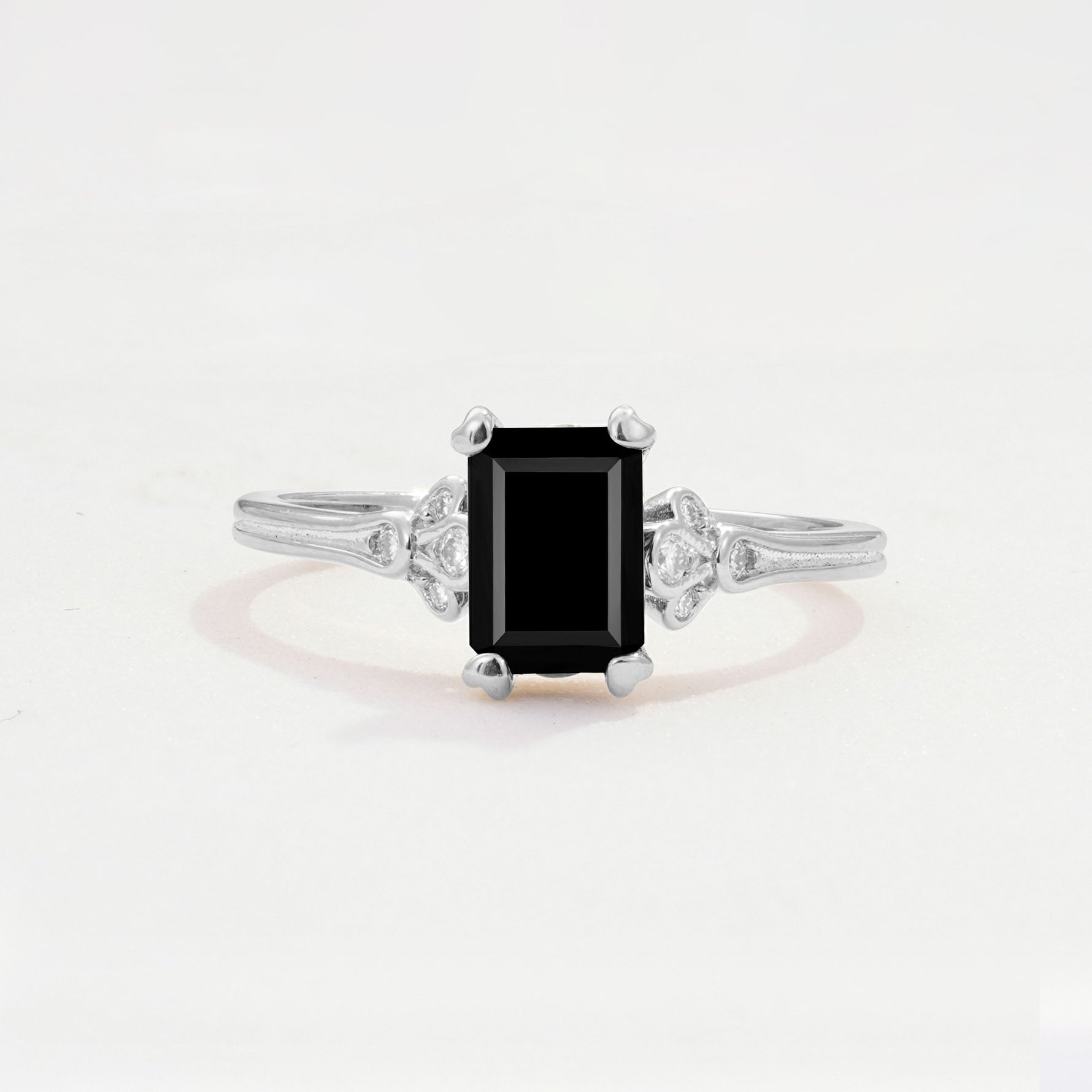 ML07055 Black Onyx Ring - Additional view