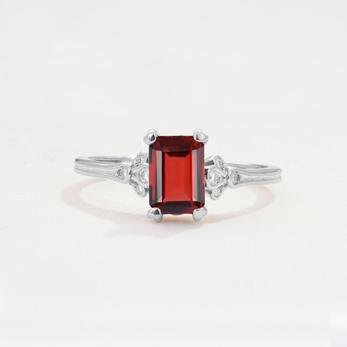 ML07055 Garnet Ring - Additional view