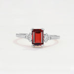 ML07055 Garnet Ring - Additional view