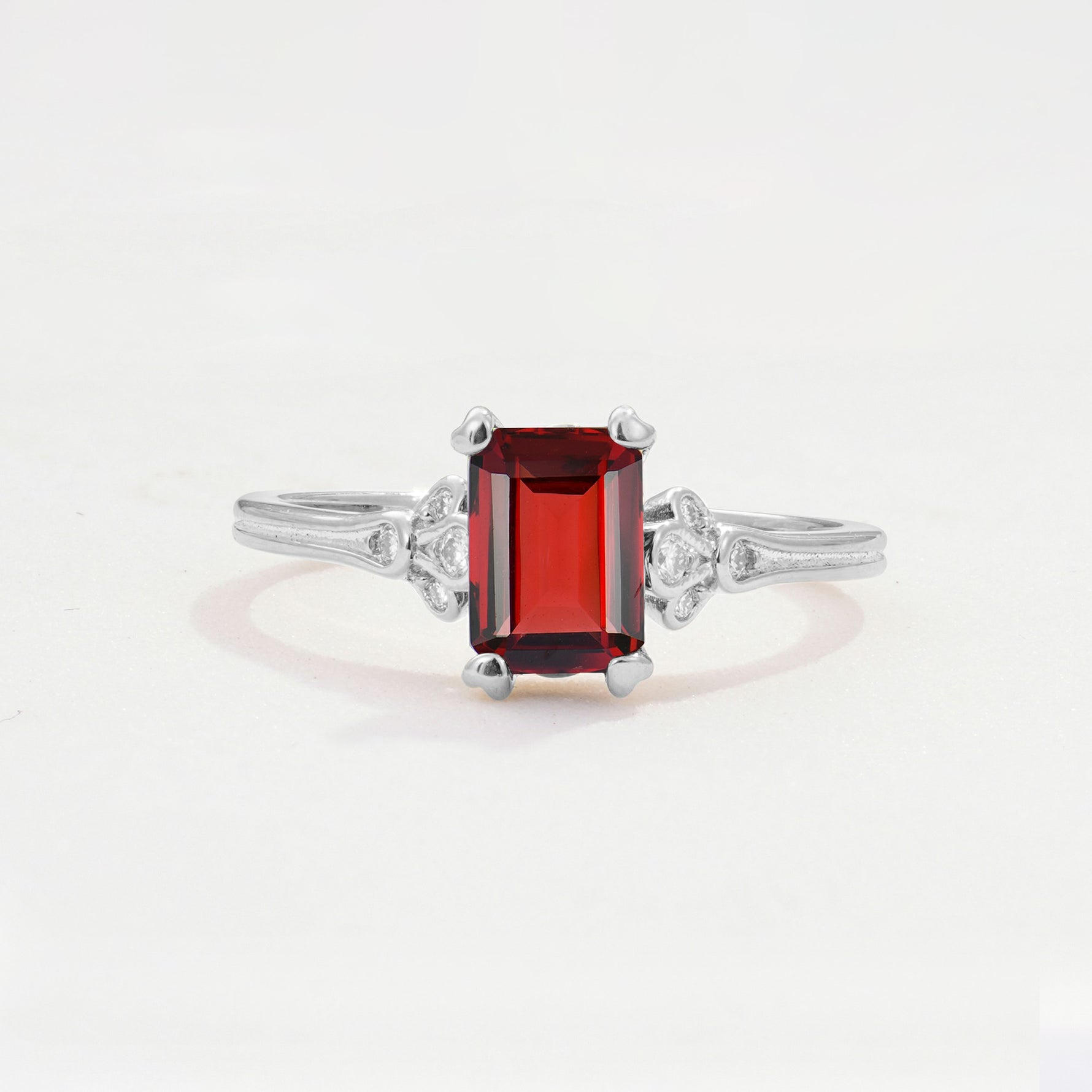 ML07055 Garnet Ring - Additional view