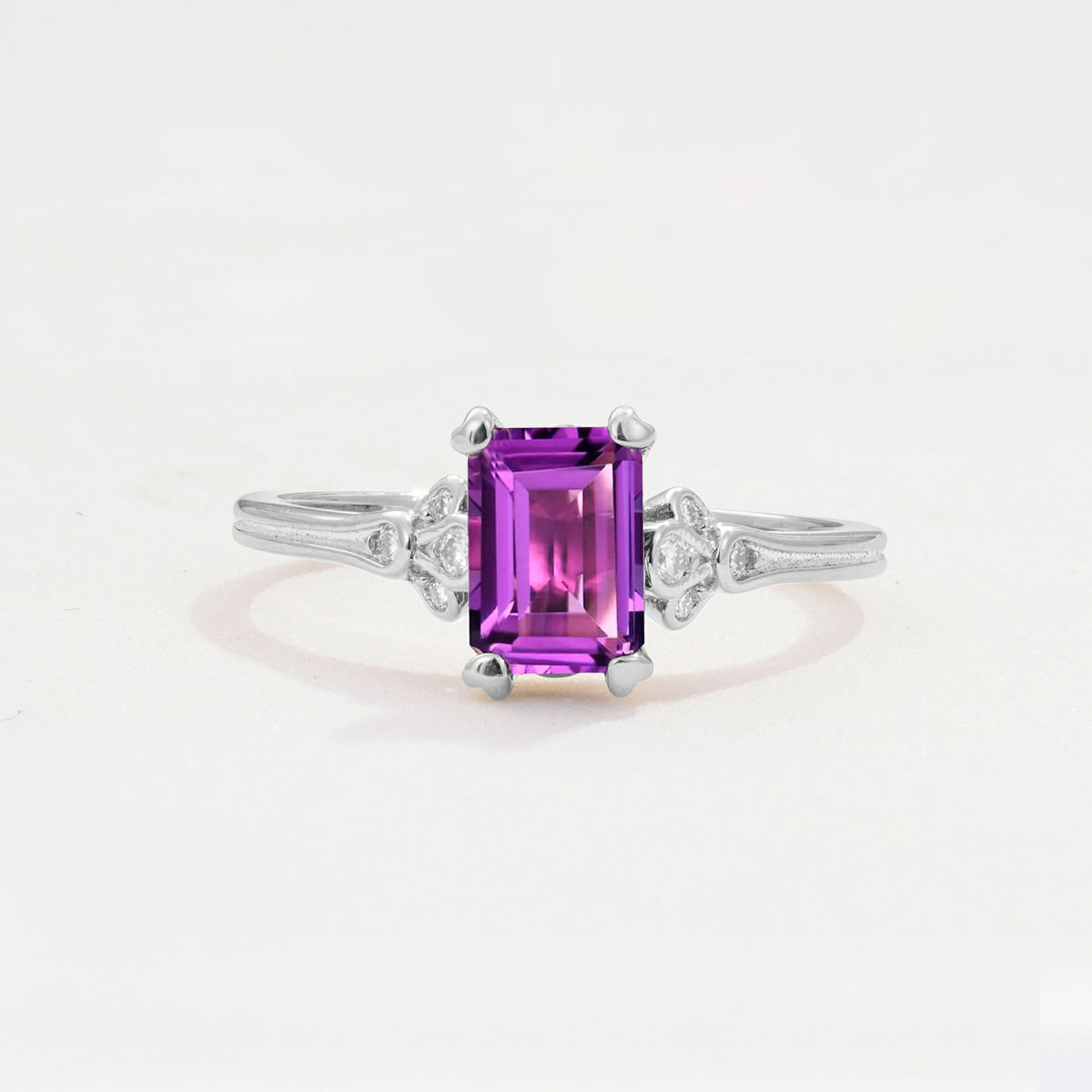 ML07055 Amethyst Ring - Additional view