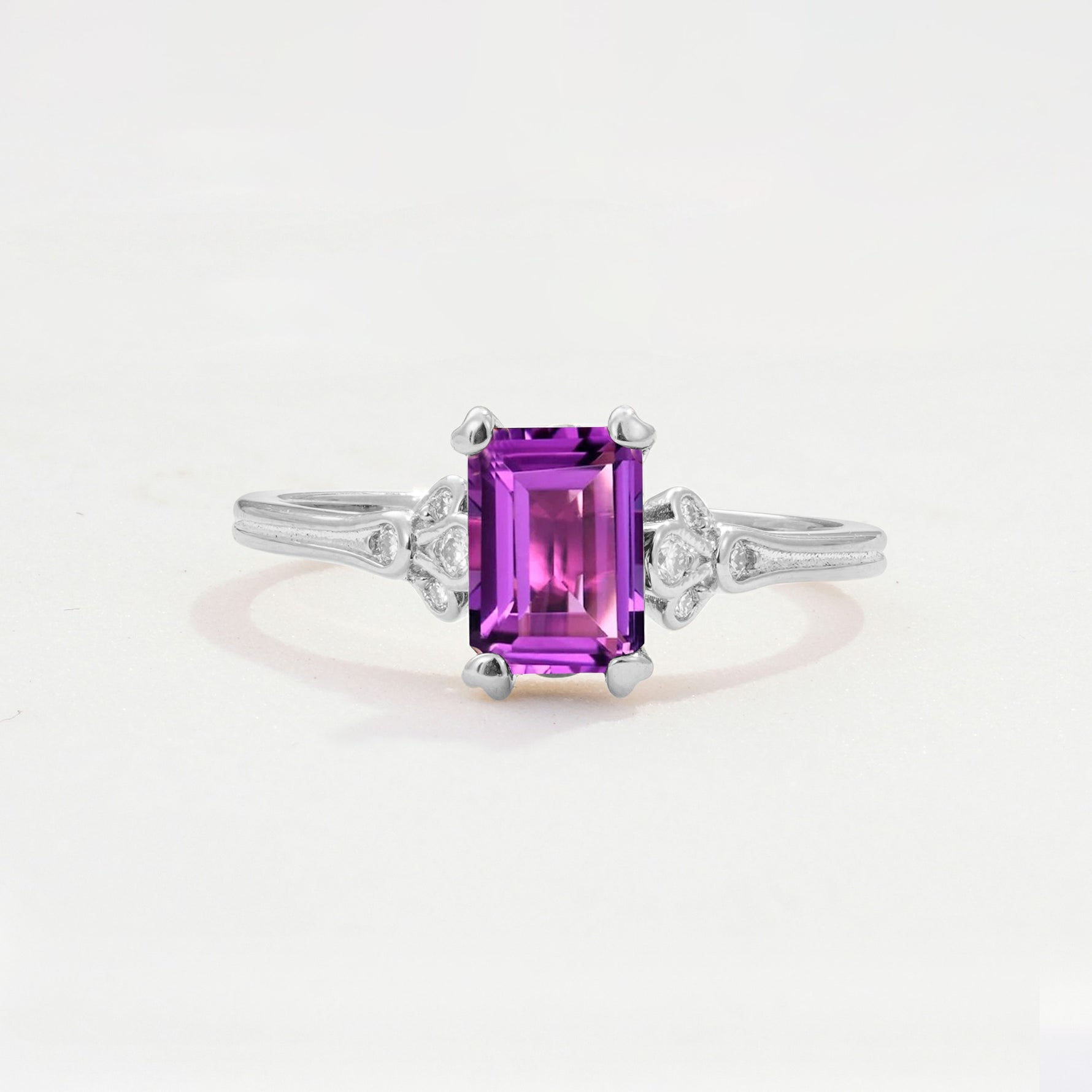 ML07055 Amethyst Ring - Additional view
