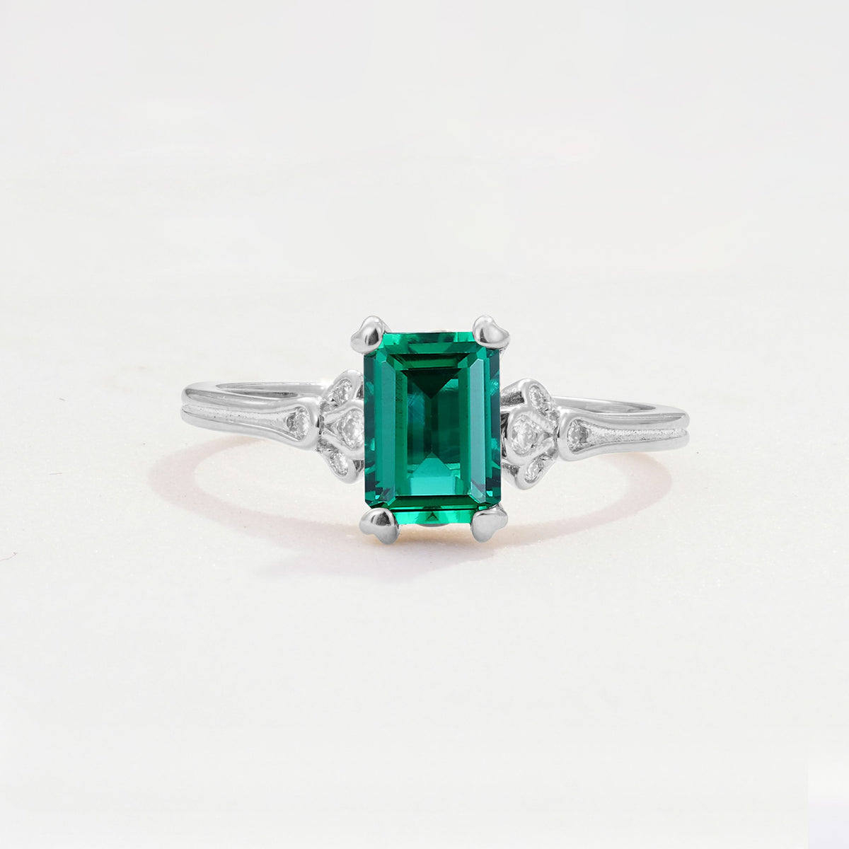 ML07055 Emerald Ring - Additional view