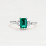 ML07055 Emerald Ring - Additional view